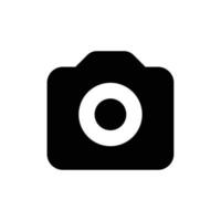 Camera filled icon in transparent background, basic app and web UI bold line icon, EPS10 vector