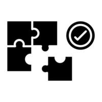 Problem Solving Icon Style vector