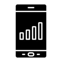 Phone Signal Icon Style vector