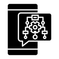 Algorithm Icon Style vector