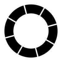 Lifebuoy Icon Style vector