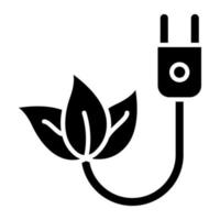 Green Energy Icon Style vector
