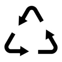 Recycling Icon Style vector