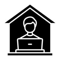 Home Office Icon Style vector