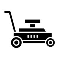 Lawn Mower Icon Style vector