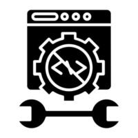 No Code Tool Icon Style vector