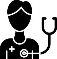 Patient Examination Icon Style vector