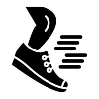 Jogging Icon Style vector