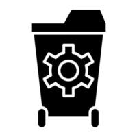 Waste Management Icon Style vector