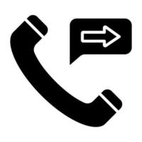 Call Forwarding Icon Style vector