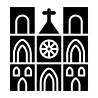 Notre Dame Icon Style vector