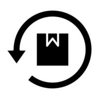 Reverse Logistics Icon Style vector