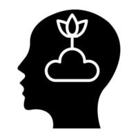 Mental Growth Icon Style vector