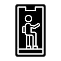 Walking Icon Style vector
