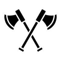 Two Axes Icon Style vector