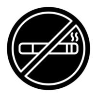 No Smoking Icon Style vector