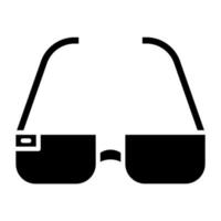 estilo de icono de gafas 3d vector