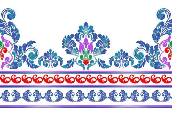 Ikat ethnic seamless pattern design Aztec fabric boho mandalas textile tribal native motif folk embroidery vector