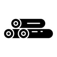 Log Icon Style vector