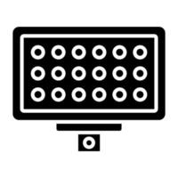 Led Panel Icon Style vector