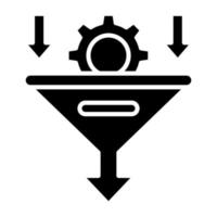 Bottleneck Icon Style vector