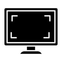 monitor icono estilo vector