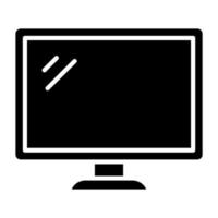 Desktop Computer Icon Style vector