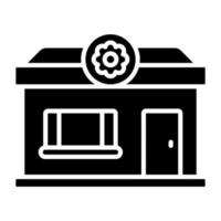 Flower Shop Icon Style vector