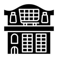 Supermarket Icon Style vector