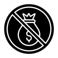 Bribery Icon Style vector