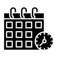 Schedule Icon Style vector