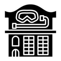 Dive Shop Icon Style vector