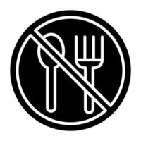 Hunger Strike Icon Style vector