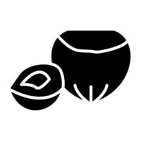 Hazelnut Icon Style vector