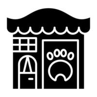 Pet Shop Icon Style vector