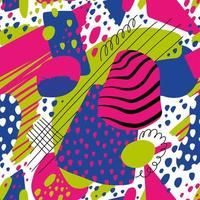 Abstract pattern with color blocks vector