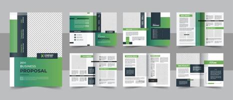 Company profile brochure template or multipage business brochure design template design vector