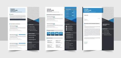 Resume Template Design For Corporate Job Applications, Creative CV resume templates Vector Design cover letter job applications colors, cv design, multipurpose resume design, and premium designs