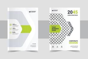 Corporate Book Cover Design Template in A4. Can be adapt to Brochure, Annual Report, Magazine, Poster, Business Presentation, Portfolio, Flyer, Fold, Banner, Website