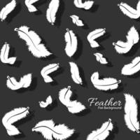 Feather flat background, Vector Illustration