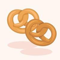 Pretzels Bakery Vector Illustration