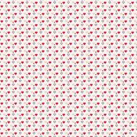 Simple valentine's hearts background vector