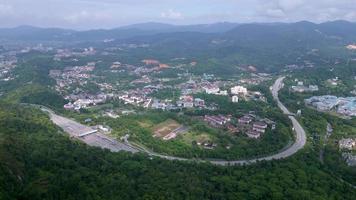 aérien vue gombak péage place video