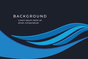 Modern blue Vector background design