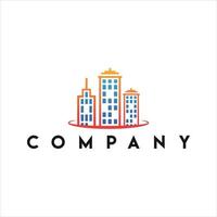 Office Building Logo vector