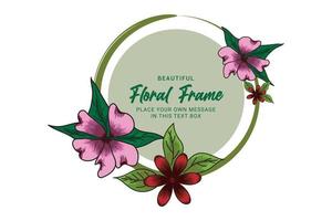 Floral Frame Design vector