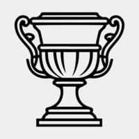 championship cup isolated on white vector