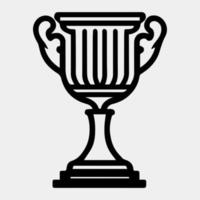 championship cup isolated on white vector