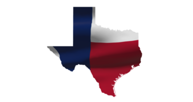 Texas estado mapa contorno icono. png alfa canal. Estados Unidos estado bandera