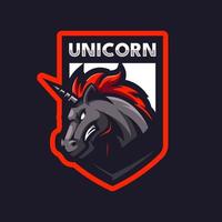 The Unicorn Sport Mascot logo design vector